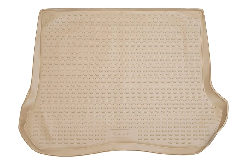Element 3D Rubber Trunk mat desinged for JEEP Grand Cherokee WK 2006-2011, beige color, 1 pcs