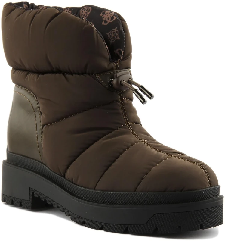 WHITELISTED Guess Leeda, Ankle Boot, OLIVE,