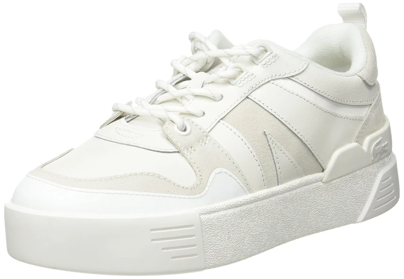 Lacoste Women's L002 0722 1 CFA Sneakers, Wht/Wht, 3.5 UK