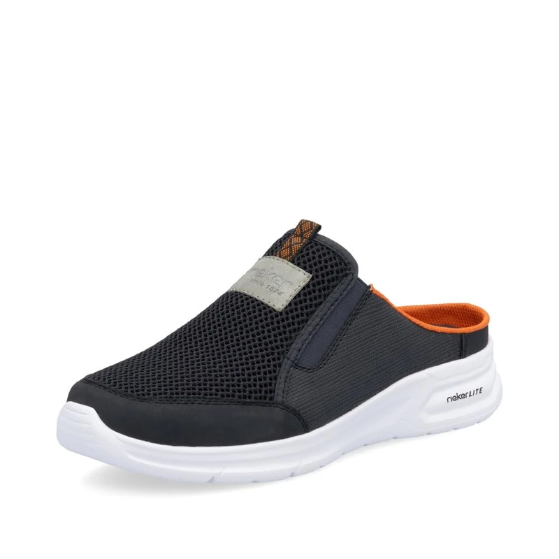 Rieker Men Loafers B7390, Men´s Slippers,Slip-on Shoes,Leisure Shoes,Open wrap-up,Blue (Blau / 14),41 EU / 7.5 UK