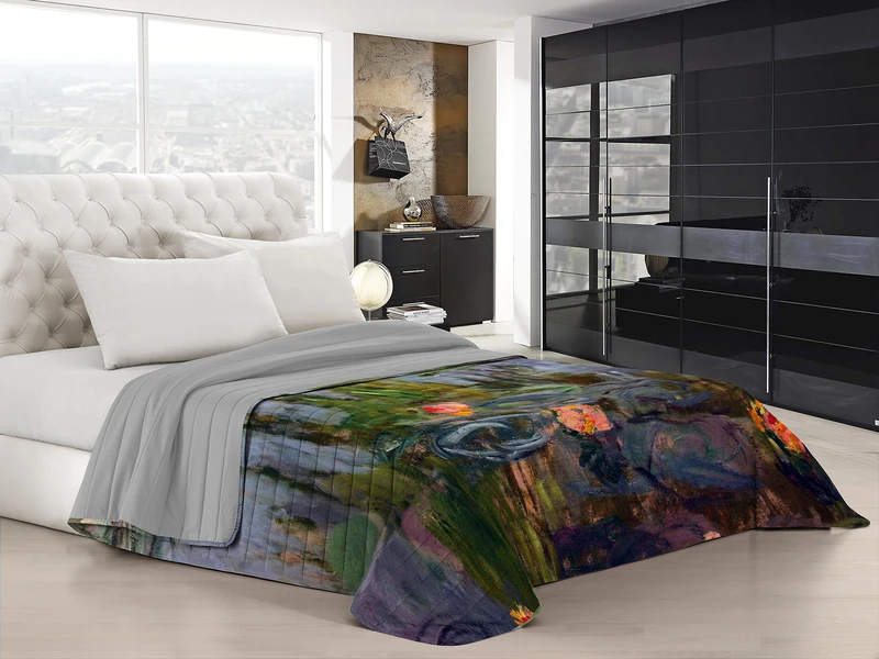 MB HOME ITALY Summer Quilt Digital Print Dreams of Author, 5, Single 170 x 270 cm