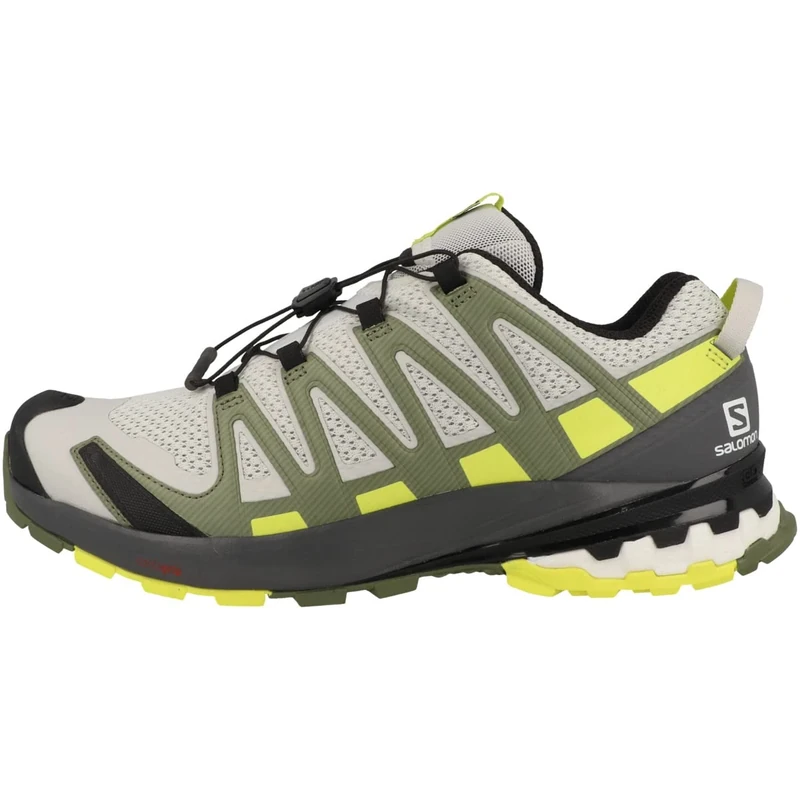 Salomon Men's Xa Pro 3D V8 Trail Running Shoes, Lunar Rock/Evening Primrose/Olivine, 7 UK - Image 1