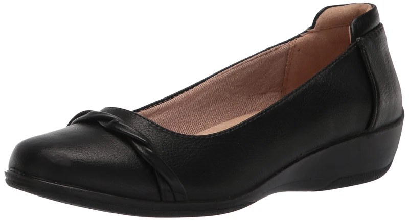 LifeStride Women's Impact Loafer, Black, 8 UK