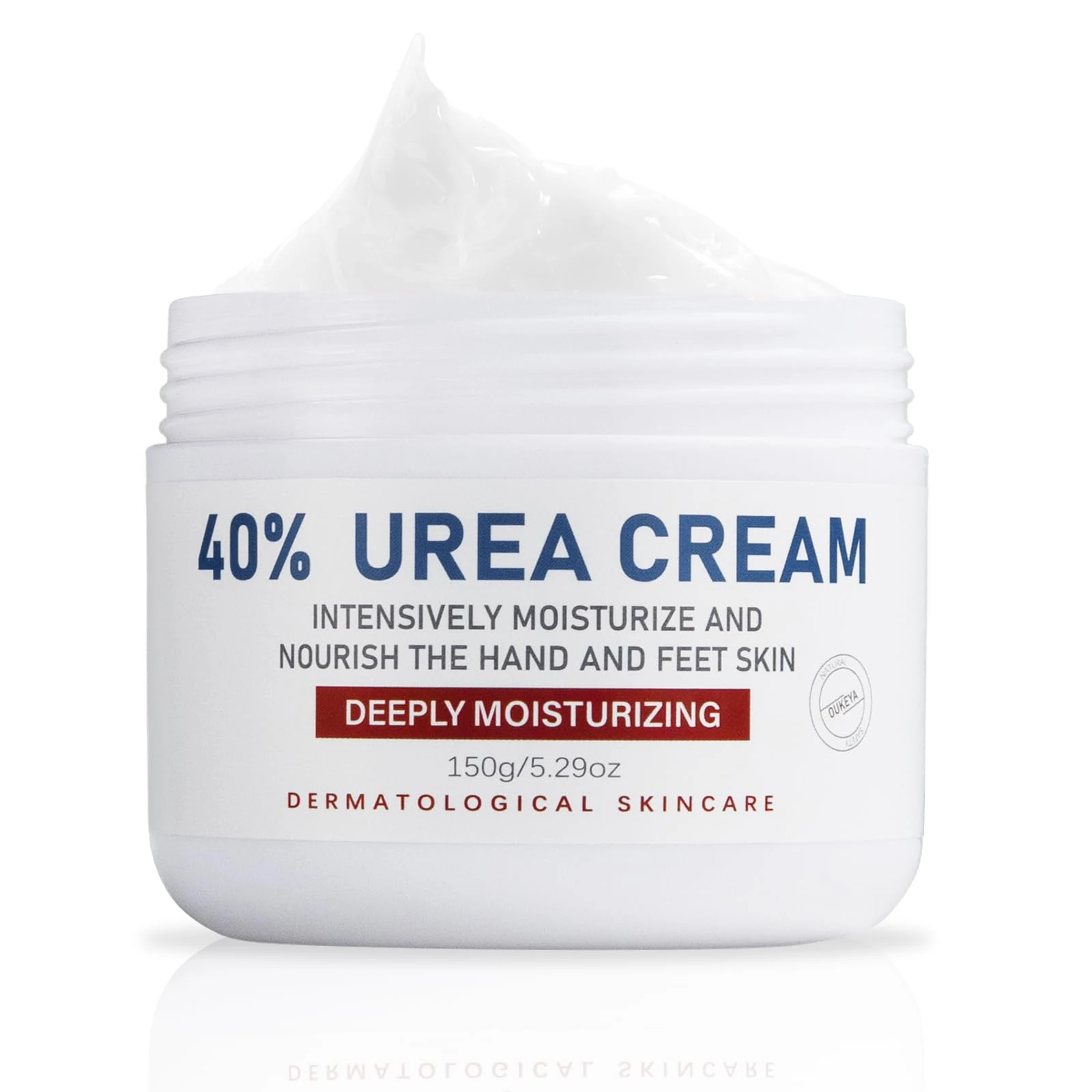 OUKEYA Urea Cream 40 Percent, Urea Foot & Hand Cream for Cracked Heels and Dry Skin, Urea Lotion for Deep Moisturizing, Callus Remover Nourishes Soften, Foot Moisturiser for Women&Men,Maximum Strength