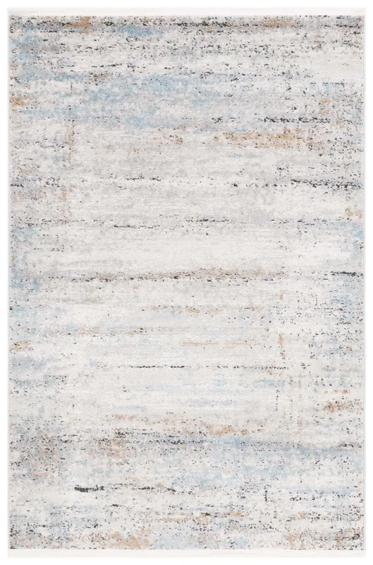 Safavieh Contemporary Indoor Woven Rectangle Area Rug, Shivan Collection, SHV724, in Ivory/Gold, 122 X 183 cm for Living Room, Bedroom or Any Indoor Space