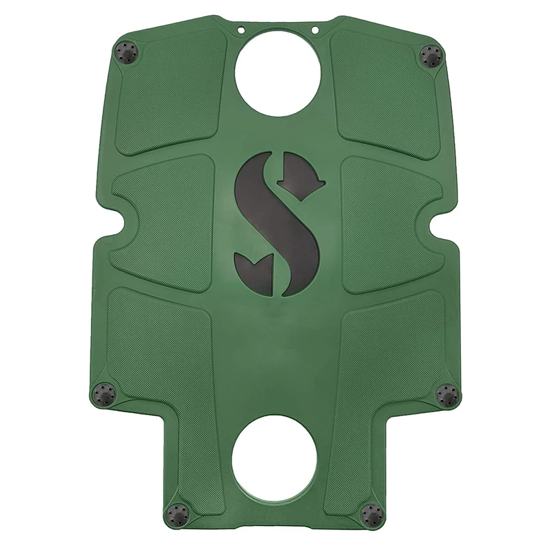 Scubapro Back Pad S-TEK Silver Unisex Adult Cold Water Regulator Set, Army Green, None Or Other