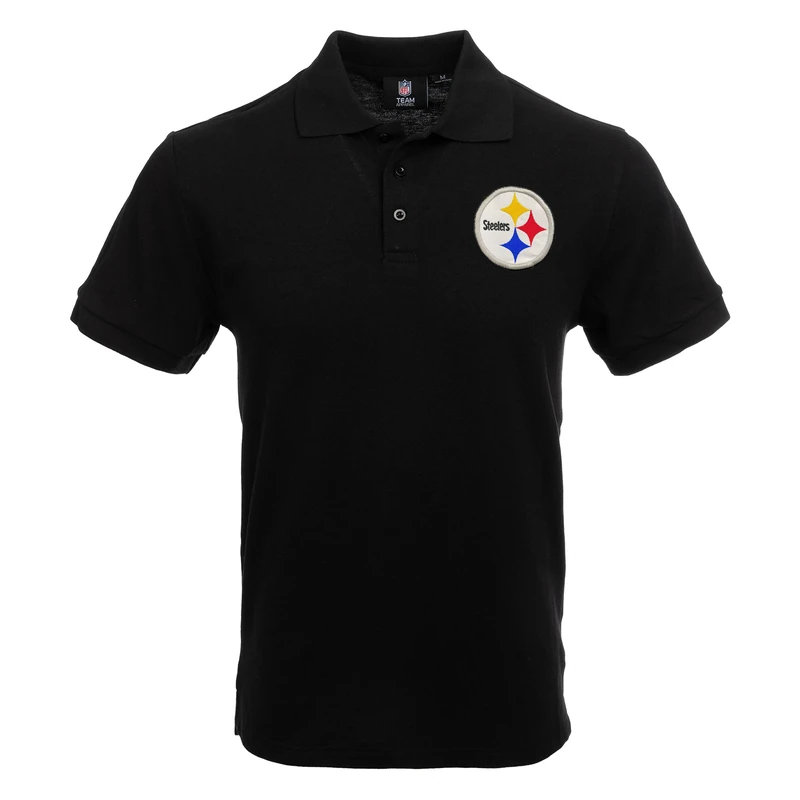 FOCO NFL Team Logo Polo Short Sleeve Shirt