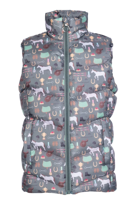 HKM Zebra Aqua Fly rug with neck Aqua 5'6
