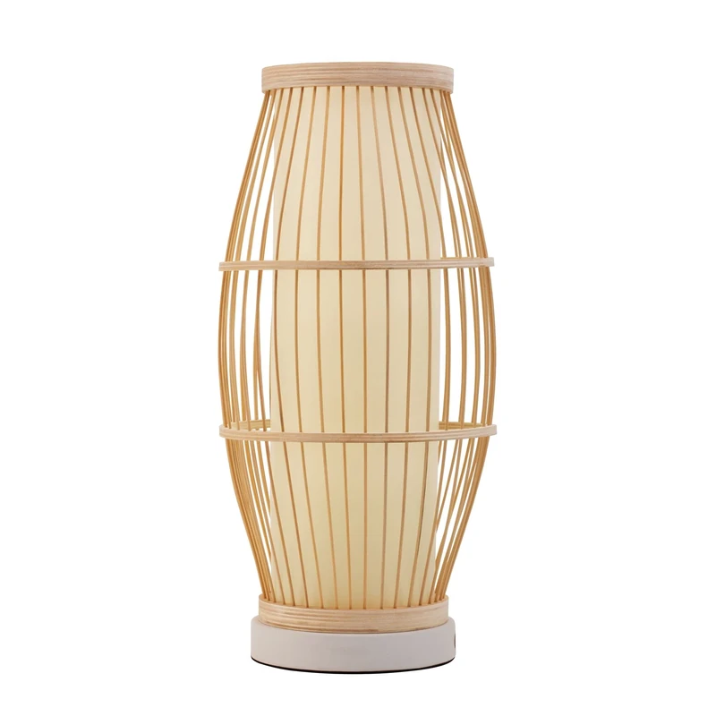 Pauleen 48208 Woody Passion Table luminaire max. 20 watt Beige, Bamboo, Plastic E27