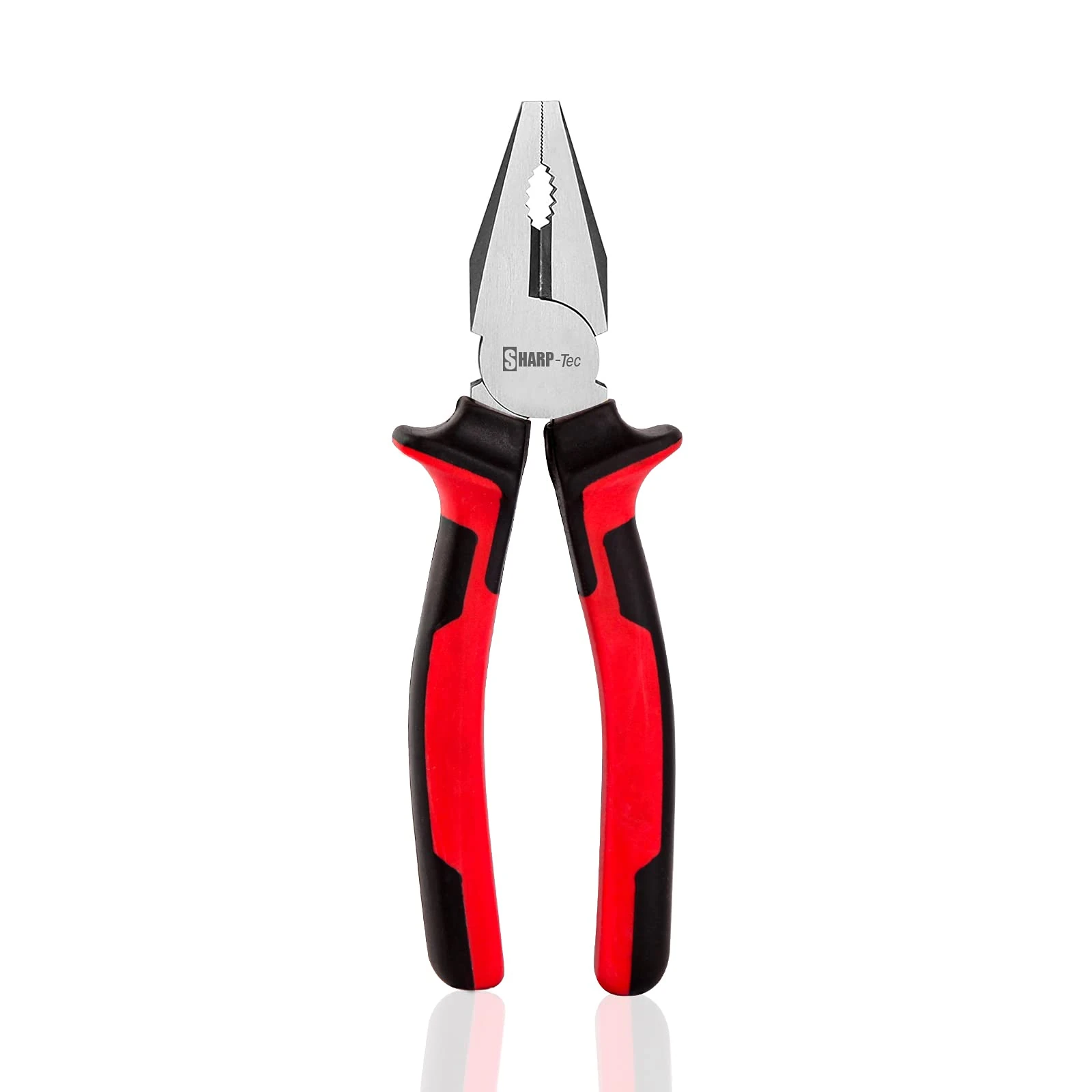 Sharp-tec Combination Pliers 160mm, Multifunction for Wire Cutting/Crimping/Twisting/Pulling/Nails Removing, 6-inch Professional Wire Pliers for Home Repair & Plumbing