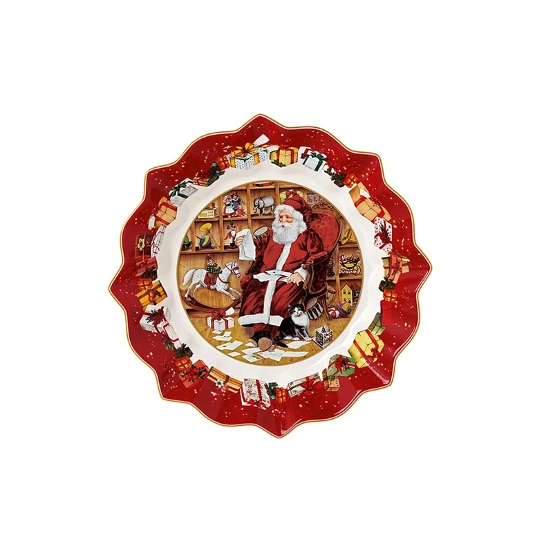 Villeroy & Boch 14-8332-3601 Pastry Plate, Porcelain, Red