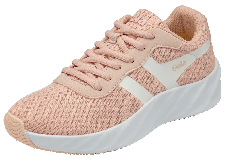 Gola Performance Draken Female Running Shoe GLA001KW Pearl Pink/White - Image 1