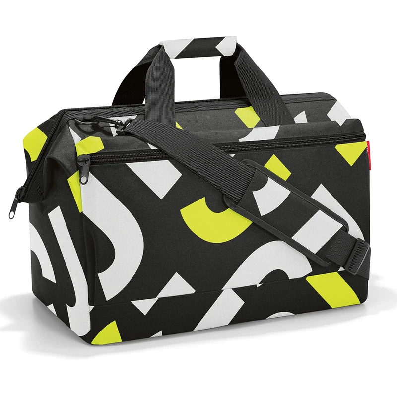 Reisenthel Allrounder L pocket MK2029 in, Signature Bold Yellow, Travel bag with 32 l volume