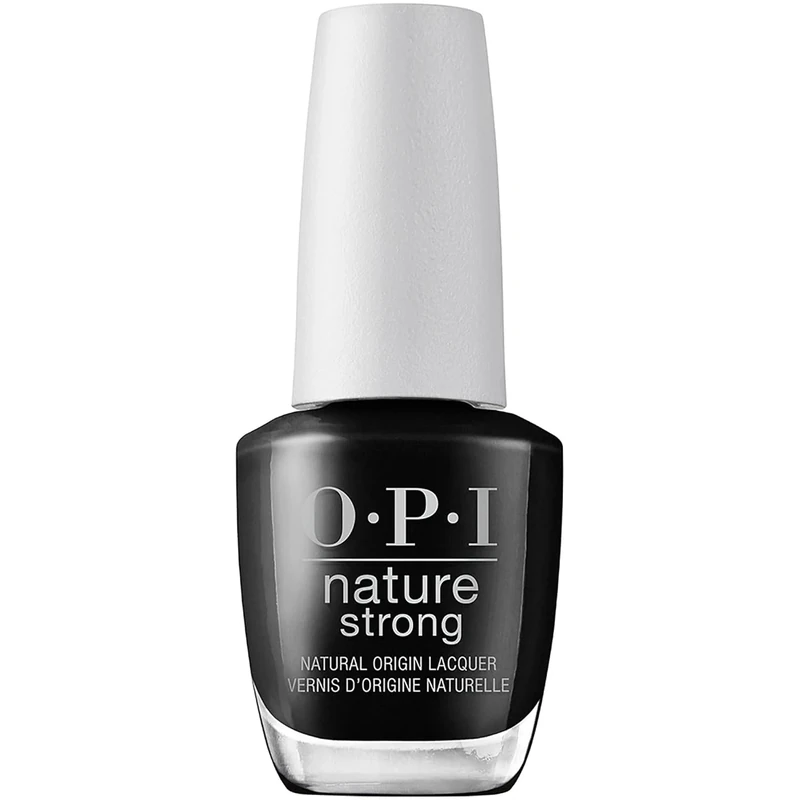 OPI Nature Strong Nail Polish Quick Dry Vegan Nail Varnish with Long-Lasting Results, Made with Natural Ingredients, Onyx Skies 15ml