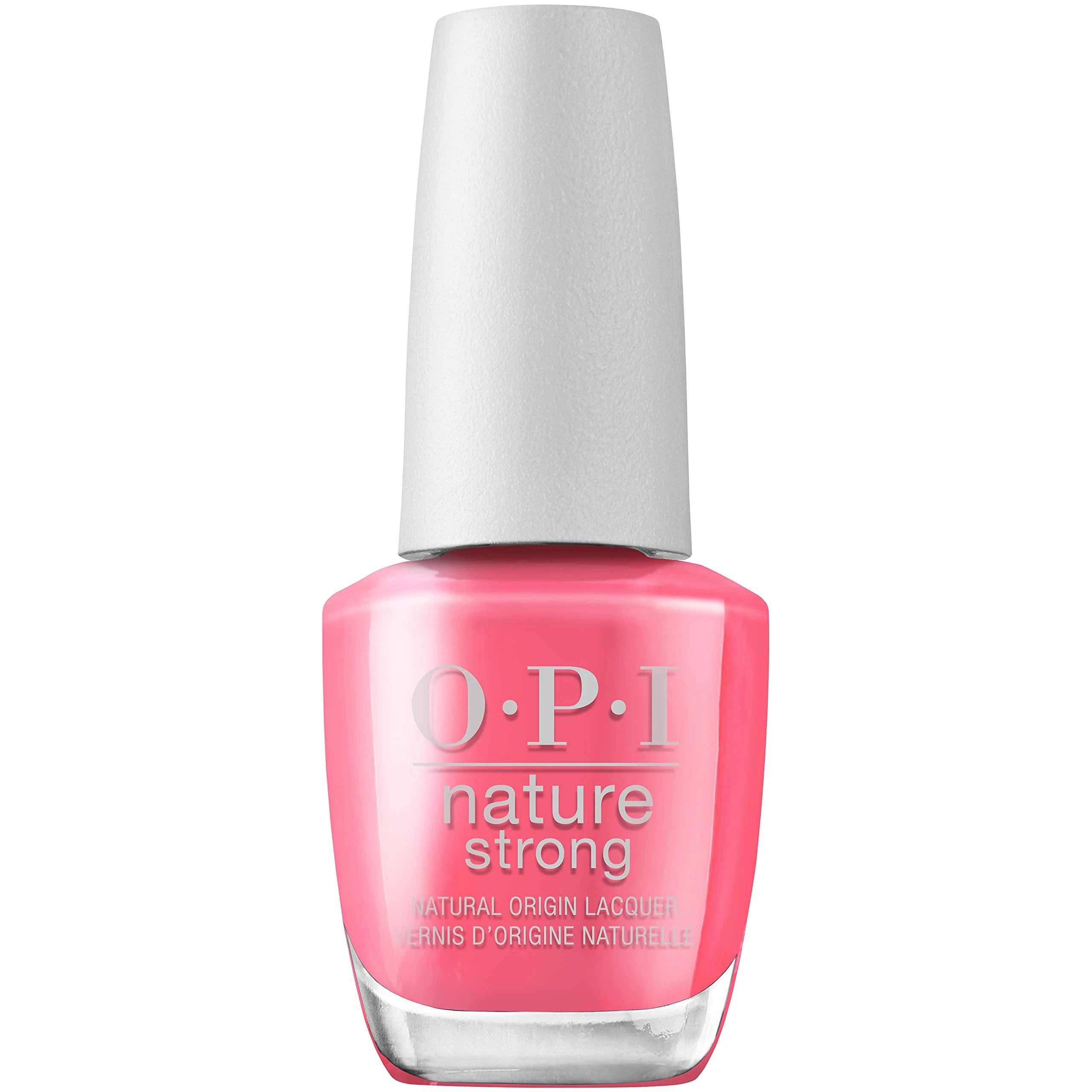 OPI Nature Strong Nail Polish Quick Dry Vegan Nail Varnish with Long-Lasting Results, Made with Natural Ingredients, Big Bloom Energy 15ml