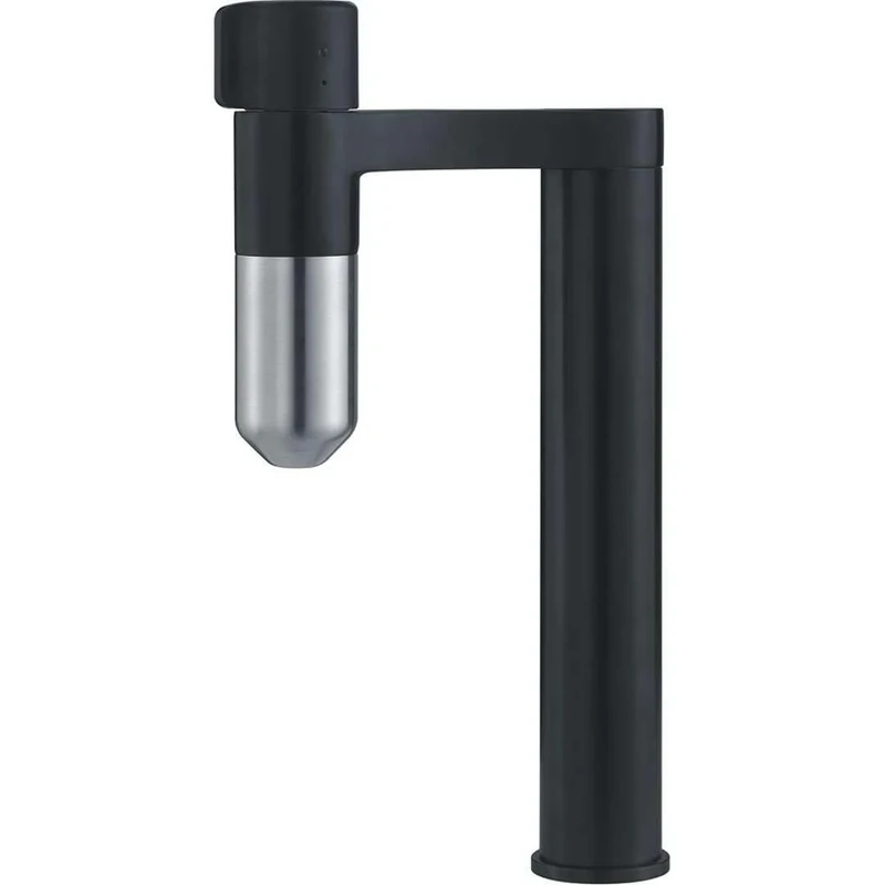 Kitchen Sink tap with Fixed spout and Filter System from franke Vital S - Black Sleet/Optical Steel - 120.0621.311