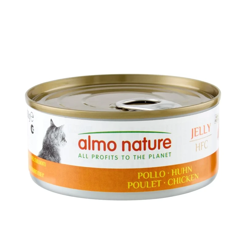 Almo Nature HFC Jelly Wet Cat Food - Chicken - 150g (Pack of 24)