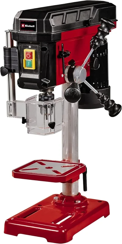 Einhell 450W Bench Drill Press - Variable Speed (Max. 2650rpm), 50mm Max. Drilling Depth, Depth Display, Depth Stop - TC-BD 450 Pillar Drill with Tilt, Rotatable and Height-Adjustable Drill Table