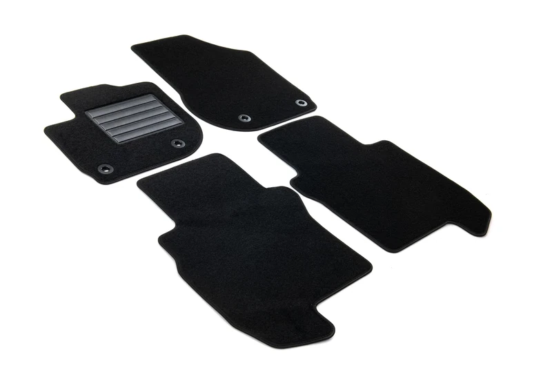 MDM SP-9048 Floor Mats Velour Car Mat Suitable for Honda Jazz IV Hybrid/Jazz Crosstar Hybrid 06.2020 Onwards