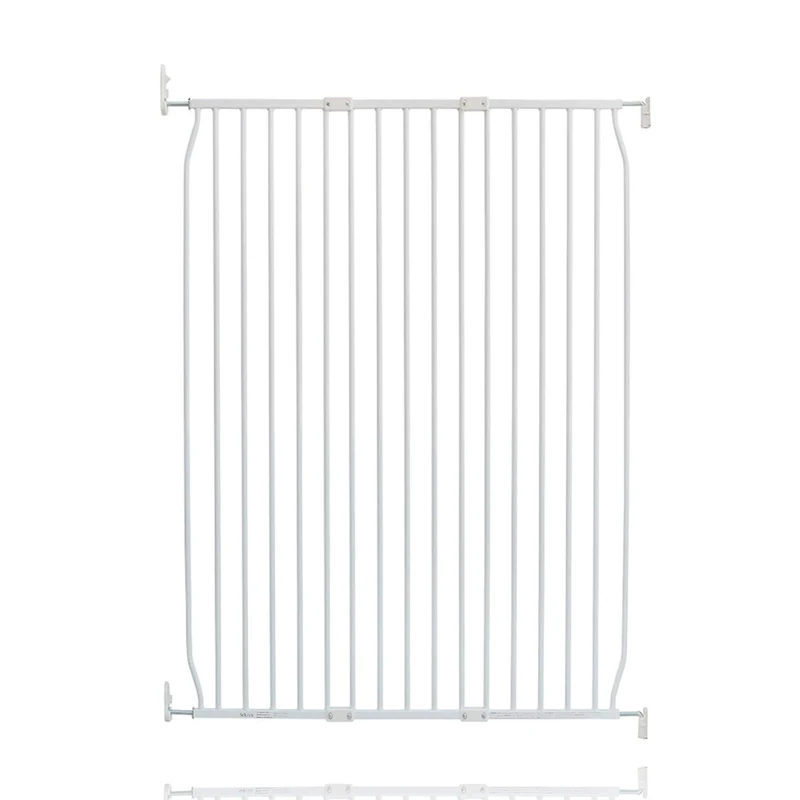 Safetots Extra Tall Eco Screw Fit Baby Gate, White, 100cm - 110cm, 100cm Tall Stair Gate for Baby, Easy Screw Fitted Installation