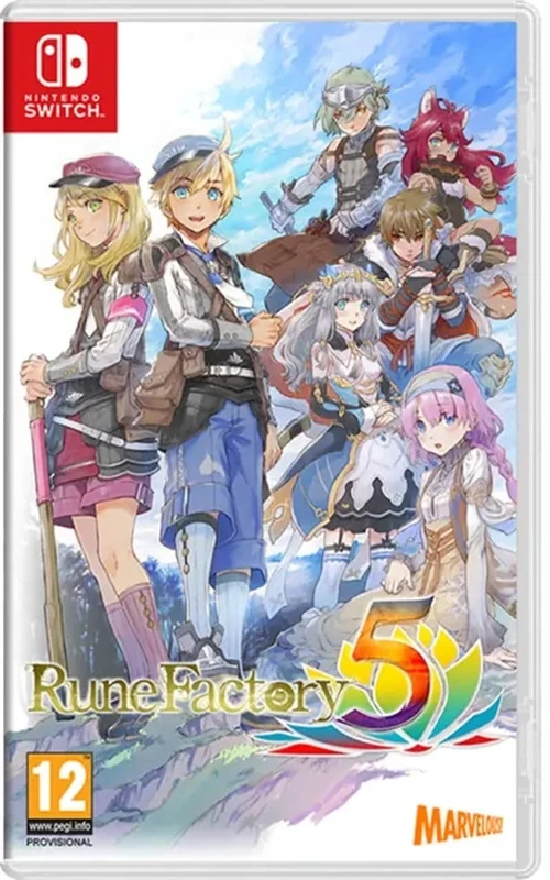 Marvelous Rune Factory 5 (Nintendo Switch) - Action RPG & Life Sim