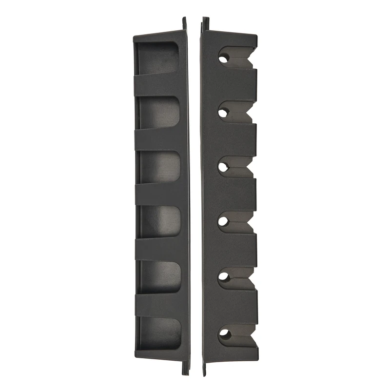 Vertical 6 Rod Rack Black