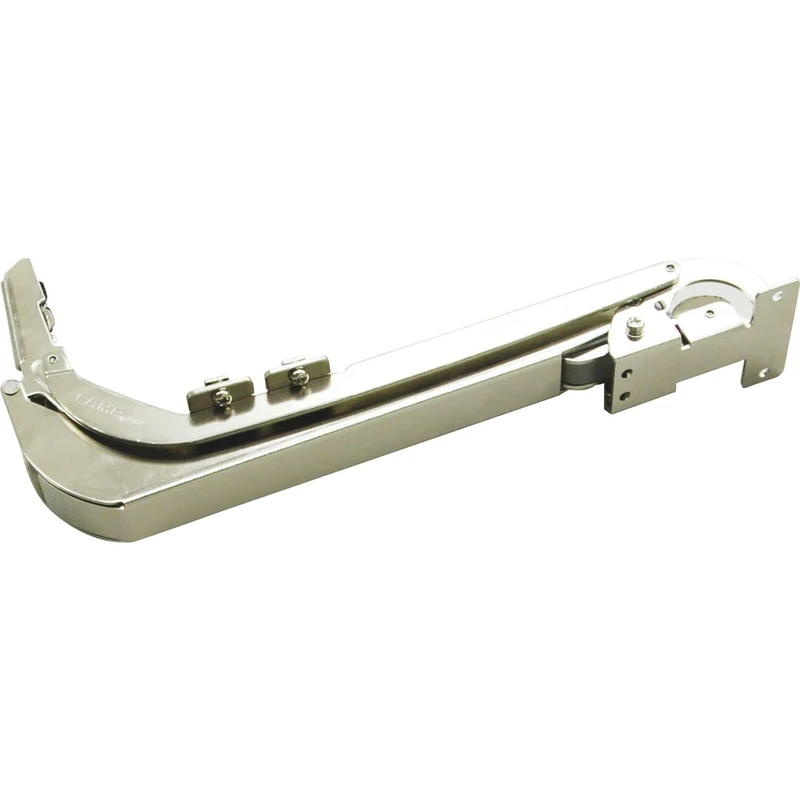 LAMP 250-016-963 Swing Door LIN-X 600A, Hinge Without Damper with Side Swivel Mechanism, Nickel-Plated Steel, Silber