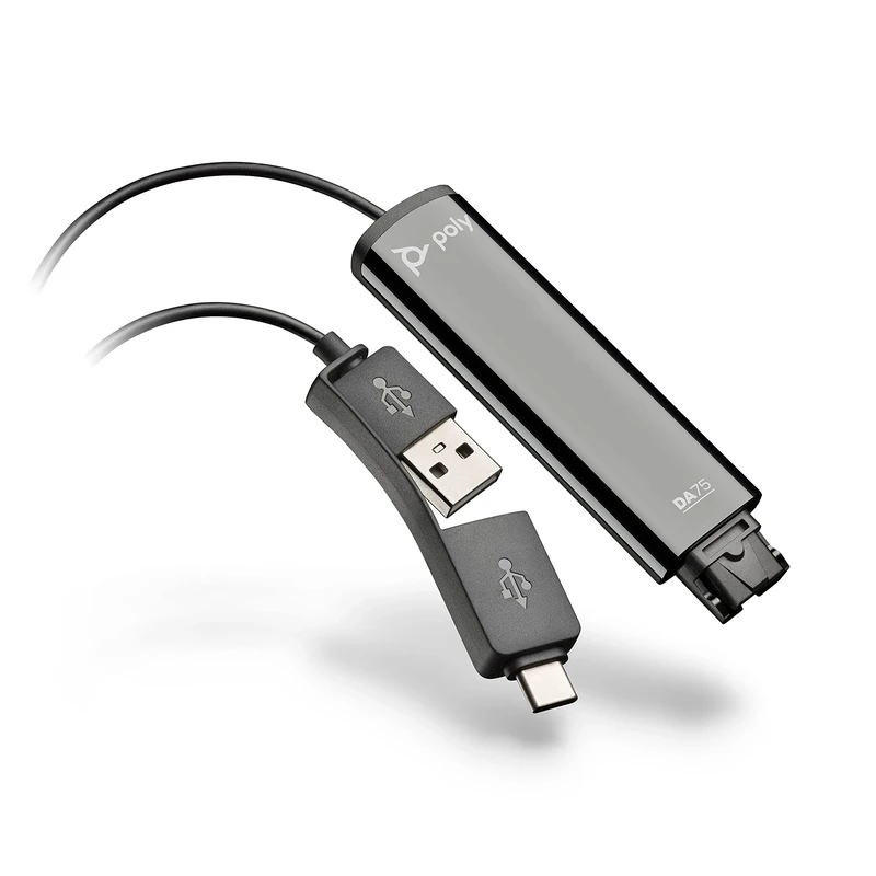 Poly – DA75 USB-A and USB-C digital adapter (Plantronics)