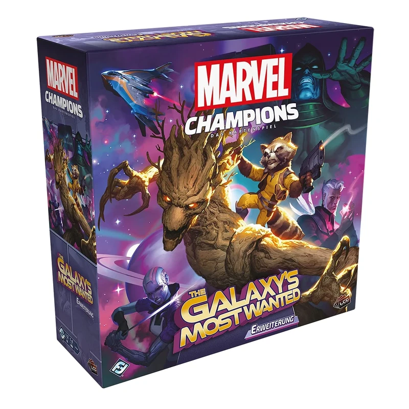 Fantasy Flight Games, Marvel Champions: LCG - Galaxy's Most Wanted, Campaign Expansion, Expert Game, Card Game, 1-4 Players, Ages 14+, 60+ Minutes, German
