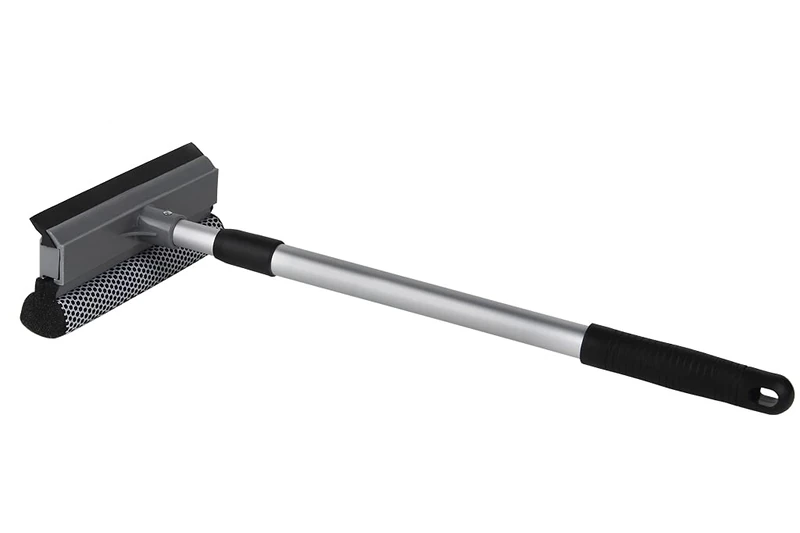Cofan Window Cleaner with Sponge and Extendable Scraper | Measure 48-76.5 cm | Pack of 6 Units