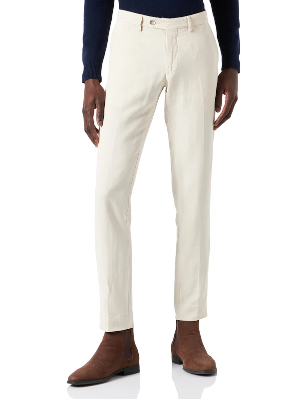 HACKETT LONDON Men's Tencel Cotton Linen Shorts, 9HL, 28