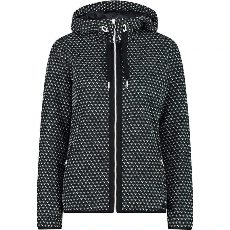 CMP Jacquard wooltech jacket, Woman, Eden-B.Gesso, 40