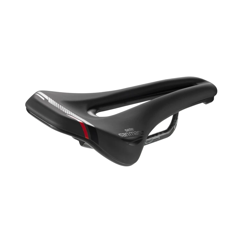 Selle San Marco Ground Carbon FX Saddle: Black/Black Narrow (S3)