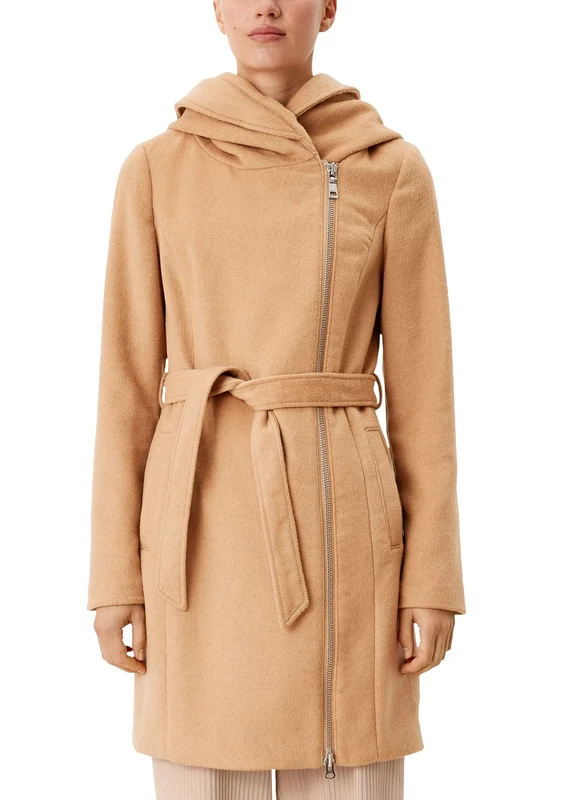 s.Oliver Women's 120.12.109.16.151.2065704 Wool Blend Coat, 8461, 8