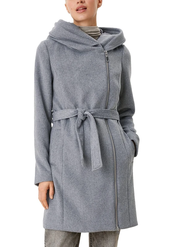 s.Oliver Women's 120.12.109.16.151.2065704 Wool Blend Coat, 9400, 38