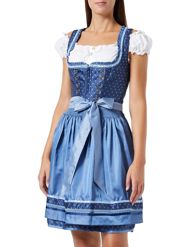 Stockerpoint Women's Elise Dress, Blau, 34