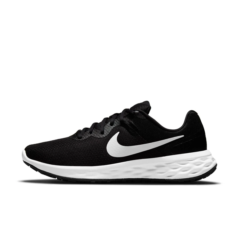 NIKE Men's Nike Revolution 6 Nn Sneaker, Black White Iron Grey, 7.5 UK