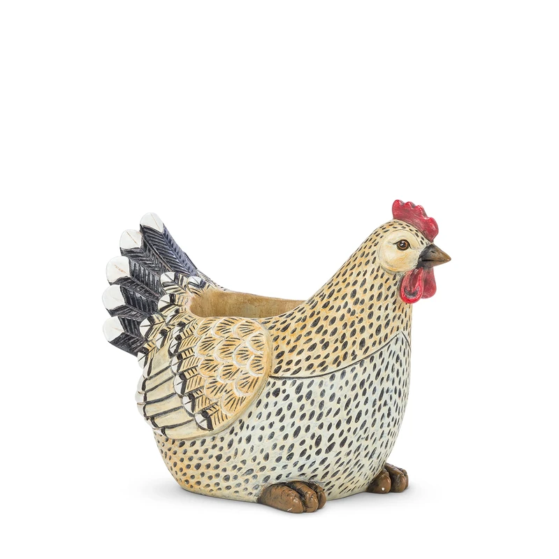 Abbott Collection Figurine, Resin, Rooster Planter