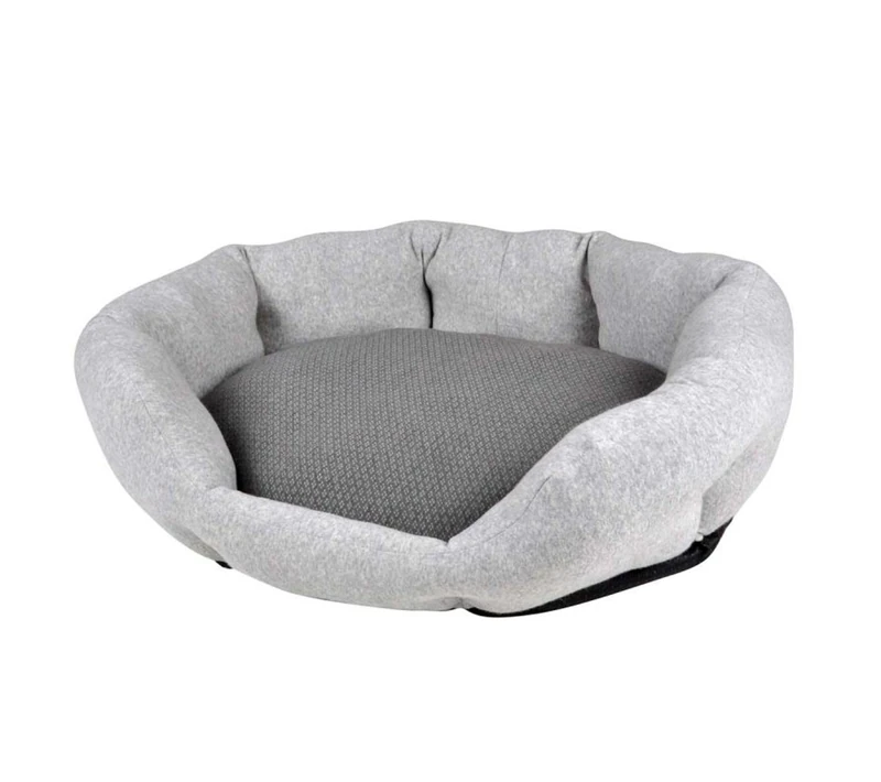 LOVE STORY Antibacterial Oval Basket 55 x 40 x 14 cm Graphene Grey