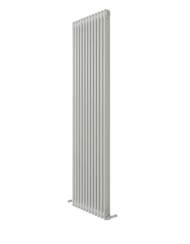 Designer Minimalist Bathroom Matt White 1800x560x70 Two Column Radiator - Image 1