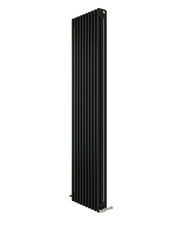 Designer Minimalist Bathroom Matt Anthracite 1800x470x100 Three Column Radiator