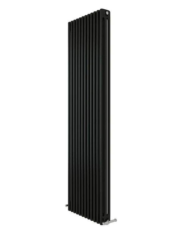 Designer Minimalist Bathroom Matt Anthracite 1800x560x100 Three Column Radiator