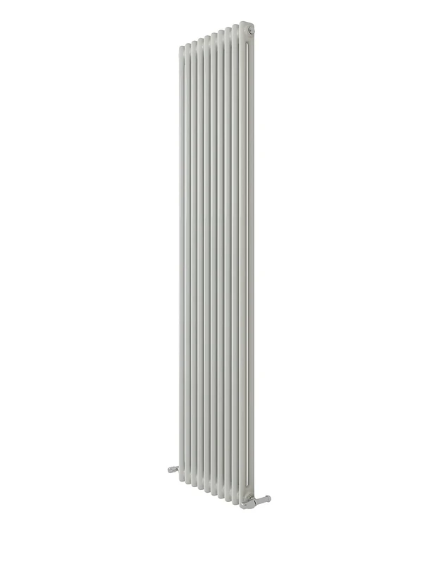 Designer Minimalist Bathroom Matt White 1800x470x70 Two Column Radiator