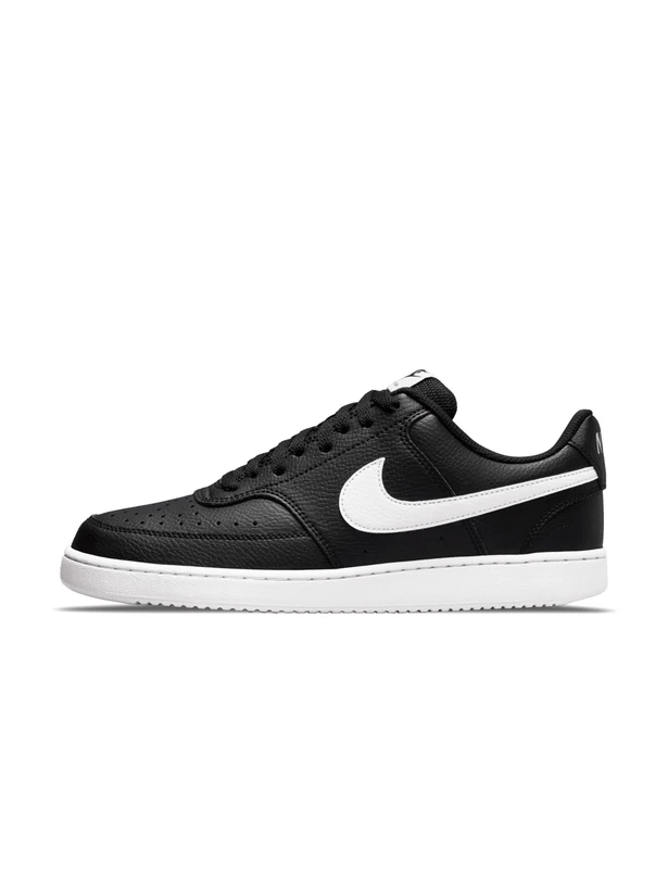 NIKE Men's Court Vision Low Next Nature Men s Shoes, Nero Bianco, 10 UK