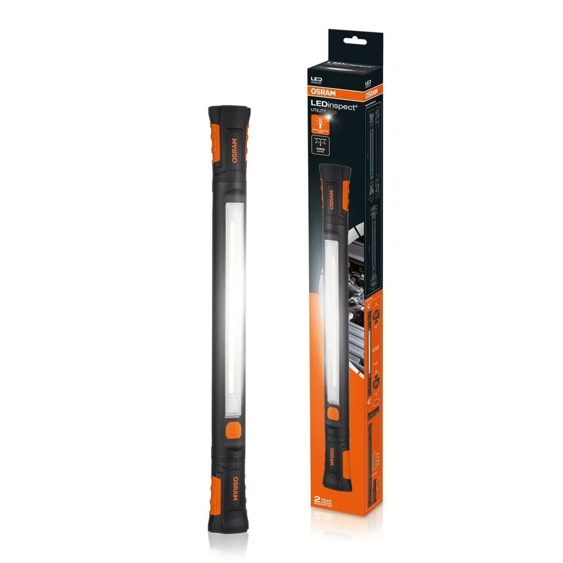 OSRAM LEDinspect UTILITY1000, LED inspection light, 6500K, rechargeable, LED work light, LED workshop lamp, magnetic, incl. hook