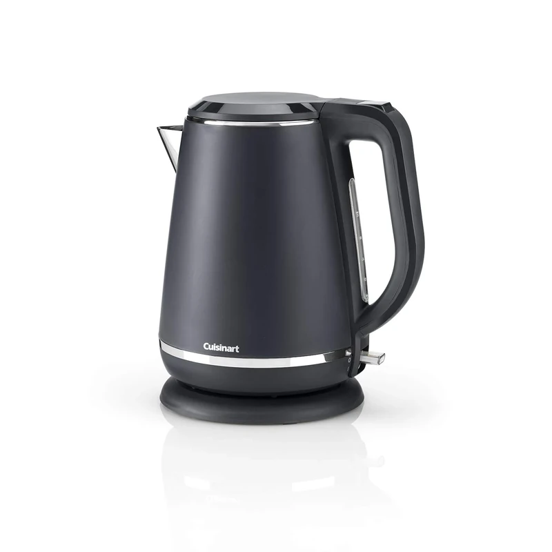 Cuisinart Jug electric kettle, Fast boil, cordless kettle, 3KW, Slate Grey, Stainless Steel, Matte Finish, 1.5L Capacity, Part of coordinating kettle and toaster sets