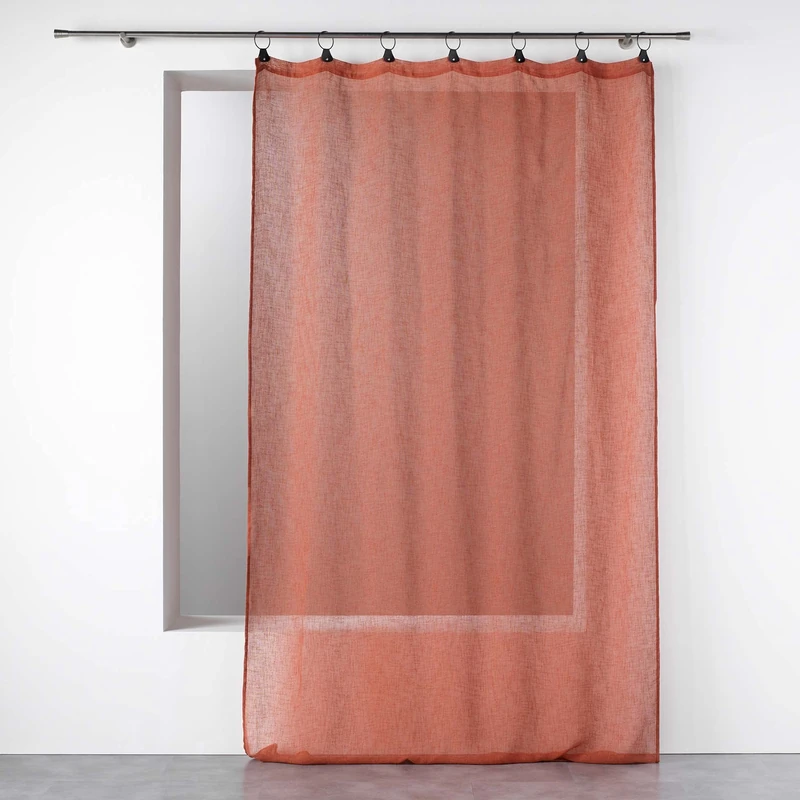 Douceur d'Interieur 140 x 240 cm Ring Panel, Orange
