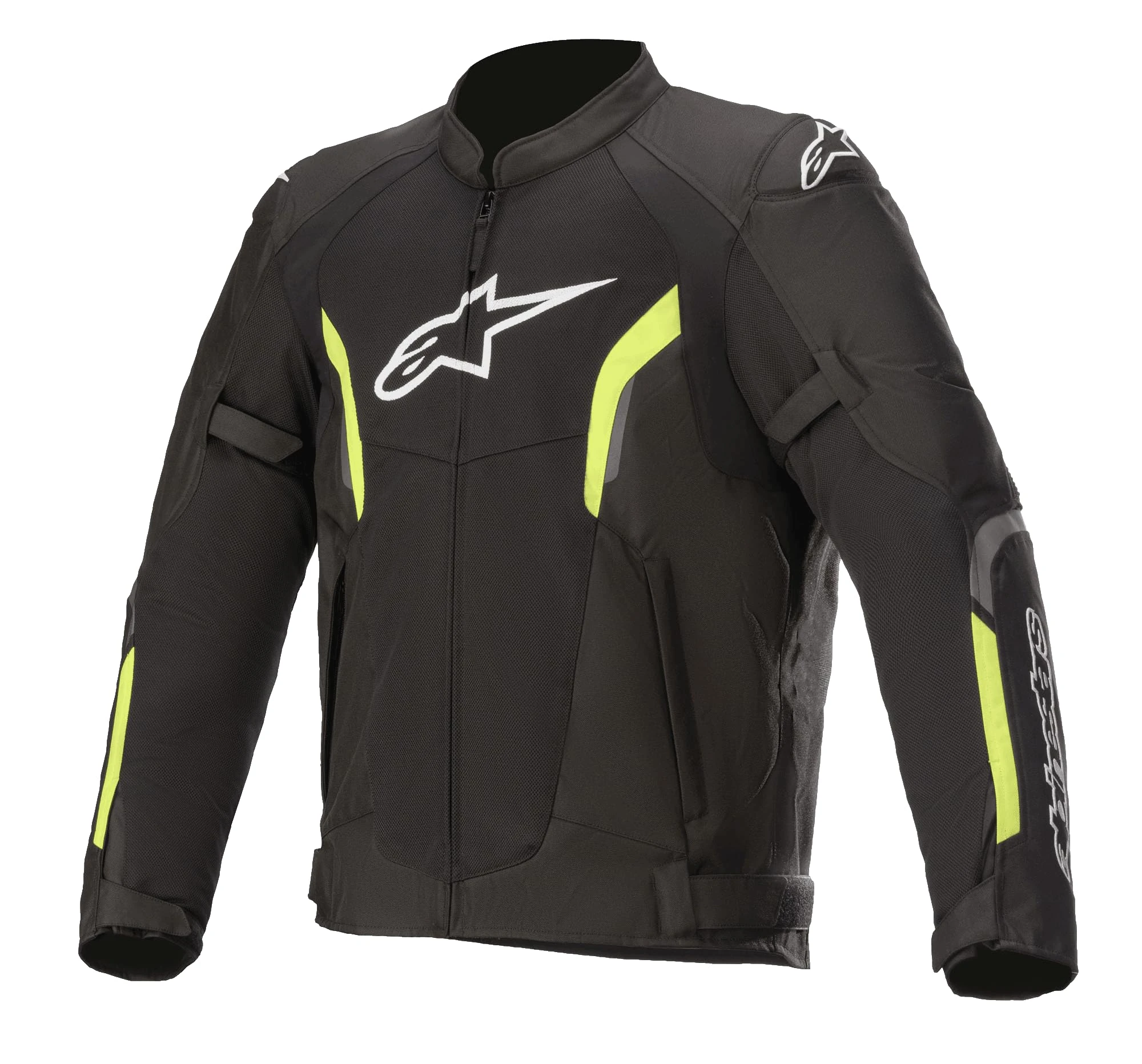 Alpinestars Men's 3306121-155-L Jacket, Black/Fluo Yellow, L