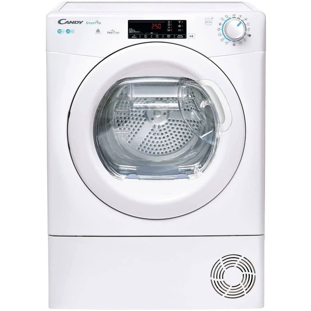 Candy CSOEC10TE 10kg Condenser Tumble Dryer, Sensor Dry, EasyCase, WiFi, White