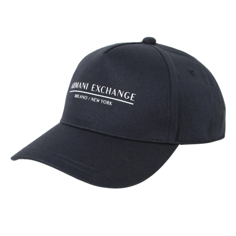 Armani Exchange Men's Milano/New York Logo Baseball Cap, Navy, One Size